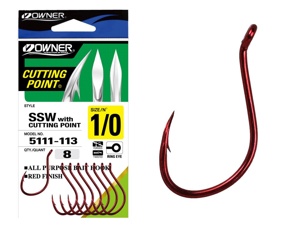 Owner 5111 Cut SSW Red Octopus Hooks