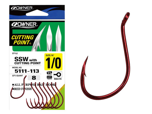 Owner 5111 Cut SSW Red Octopus Hooks