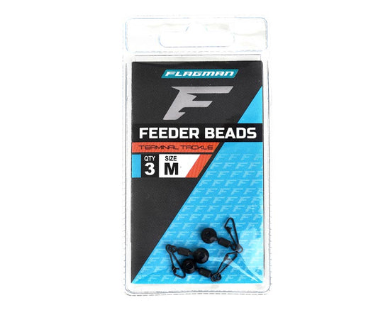 Flagman Feeder Ceramic Beads Swivel with snap
