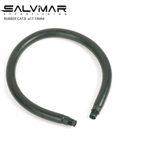 Salvimar Rubber S400 Circular Black with screws 17.5mm / 55cm