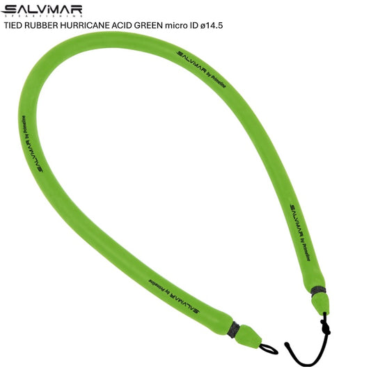 Salvimar Tied Rubber Hurricane Acid Green 14.5mm / 48cm