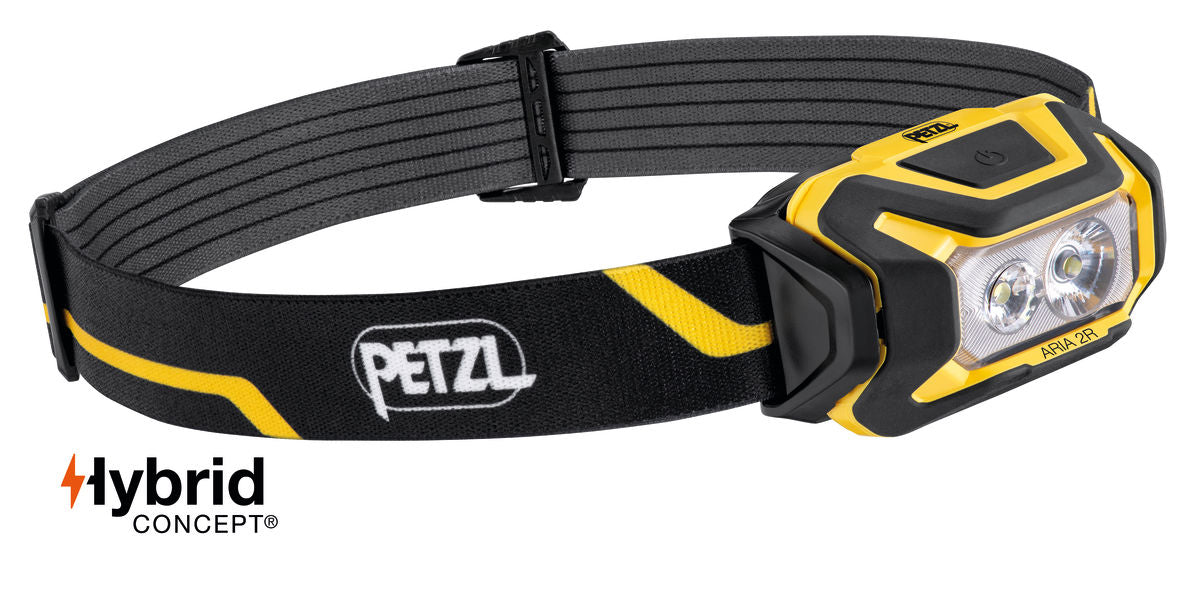 Petzl Aria 2R Headlamp black/yellow
