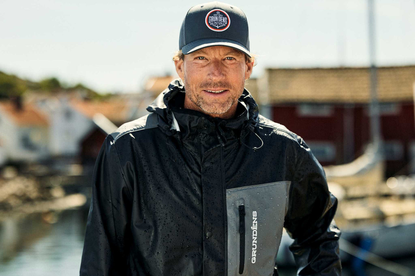 Grundens Sunnan Set Waterproof Work Wear Black