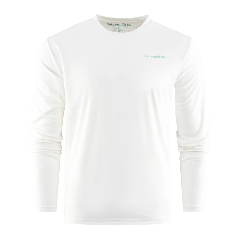 Grundens Trophy Hunting LS Tech Tee White