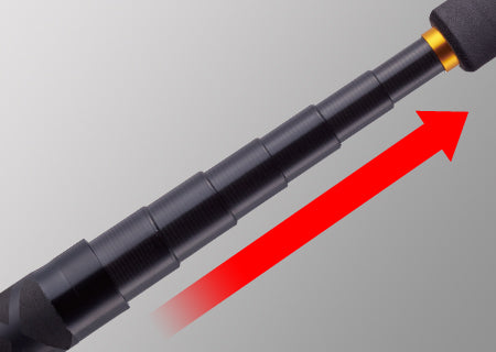 Golden Mean Slide Spear Landing Shaft 3,5m Blue