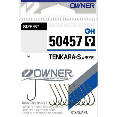 Owner 50457 Tenkara Straight w/eye Hooks