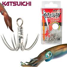 Katsuichi Ika Metal Treble Hooks