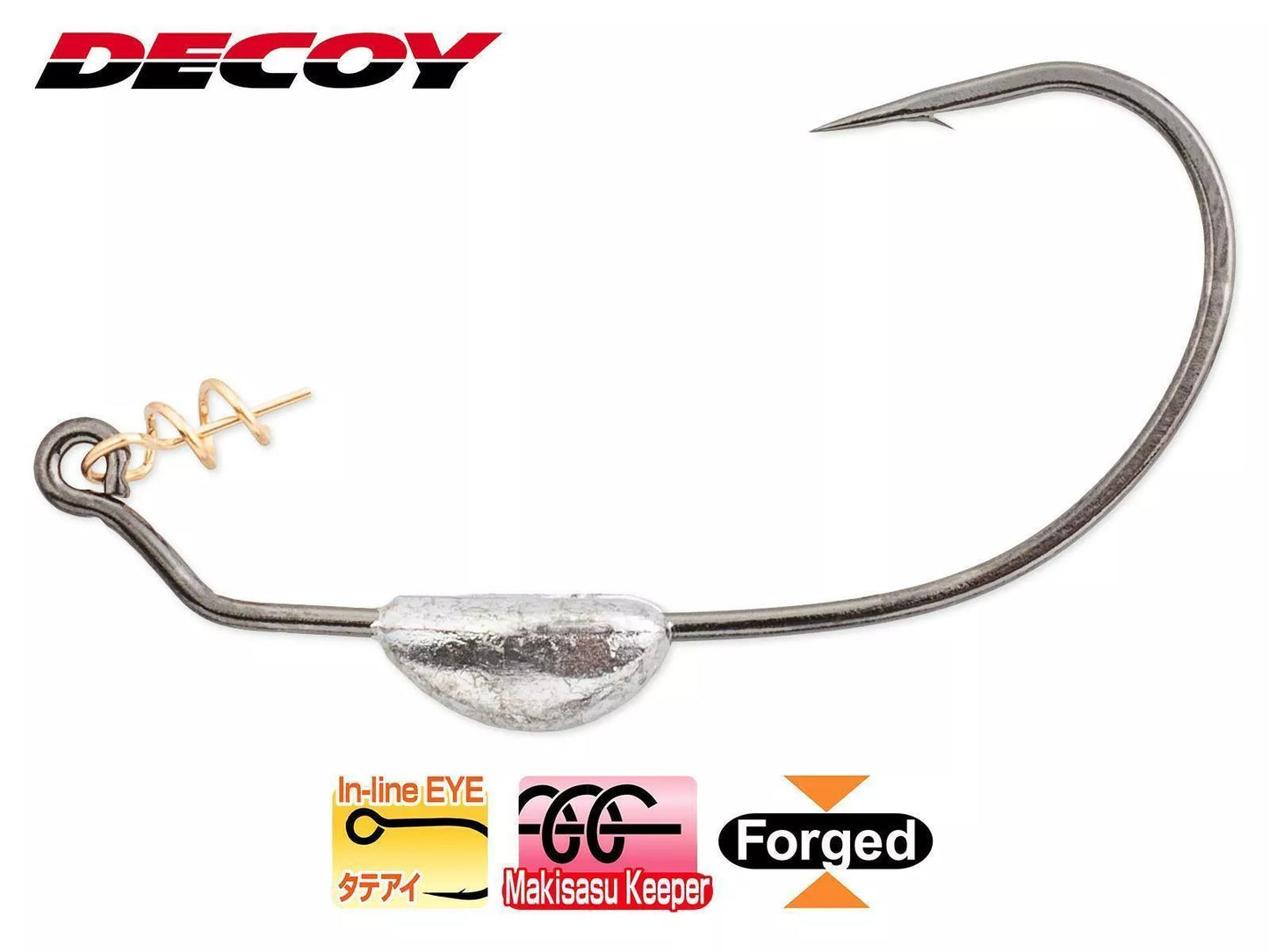 Decoy worm 130 Makisasu Weighted Offset Hooks