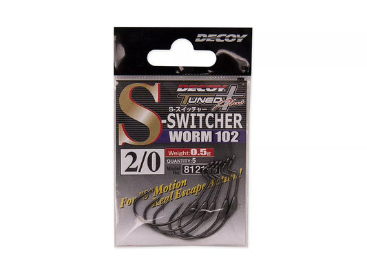 Decoy worm 102 S-Switcher Offset Hooks