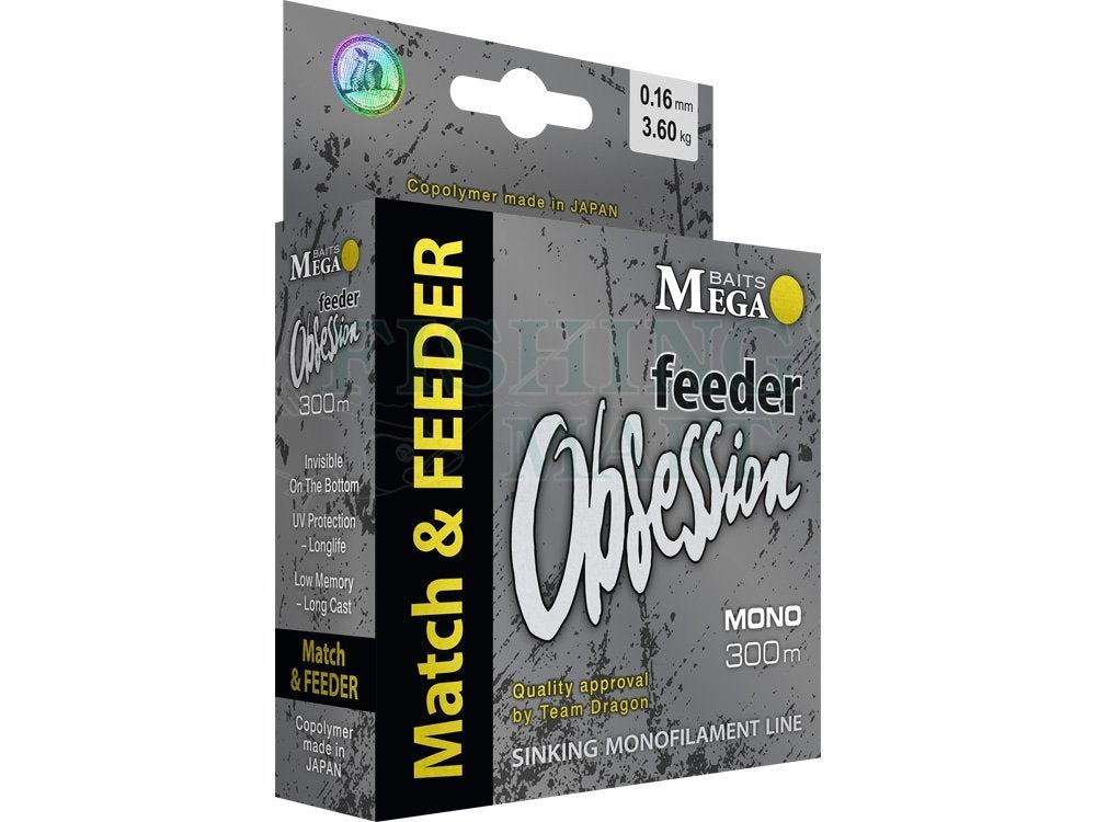 Mega Baits Obsession Match & Feeder Mono 300m