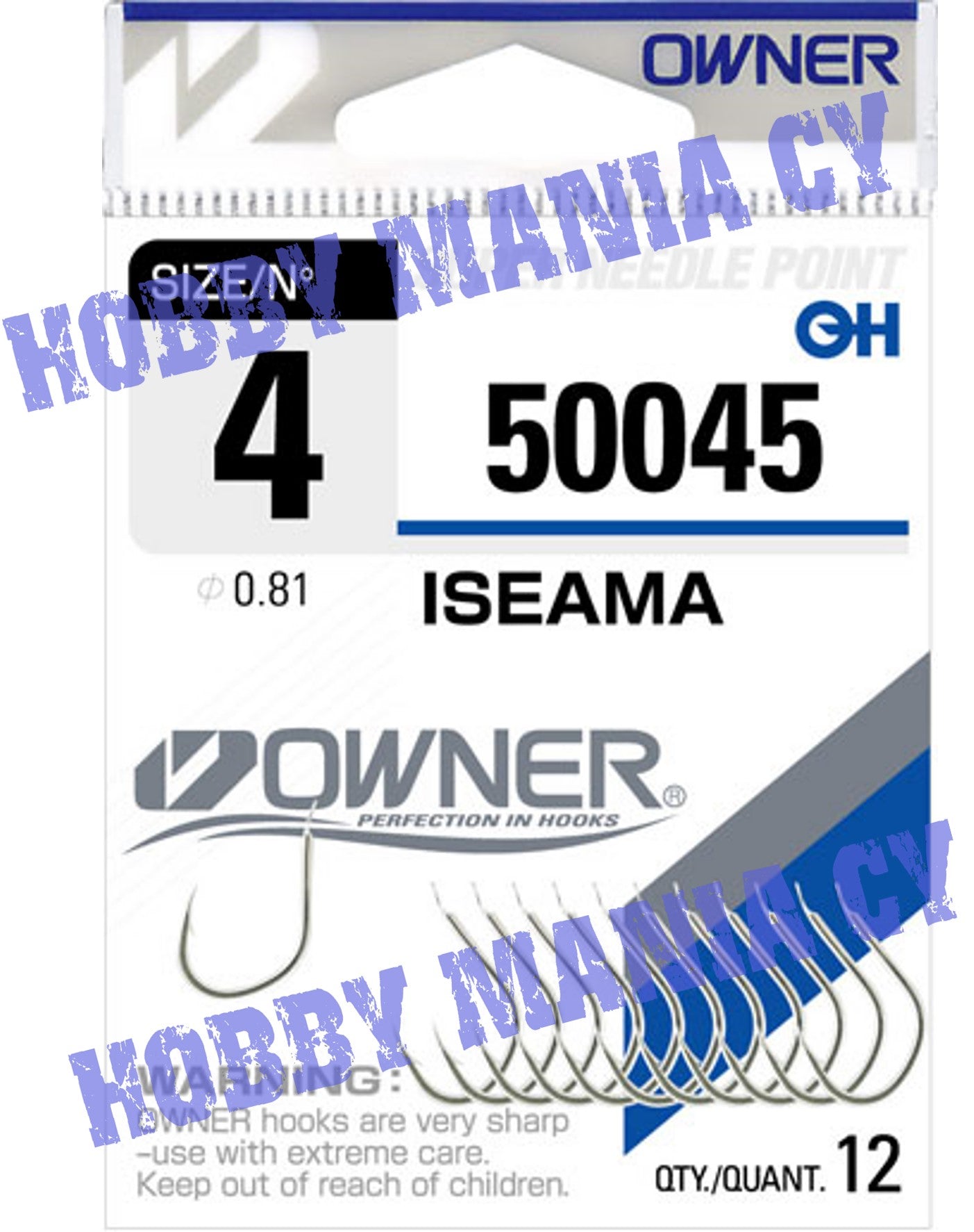 Owner 50045 Iseama Hooks – Hobbymania CY