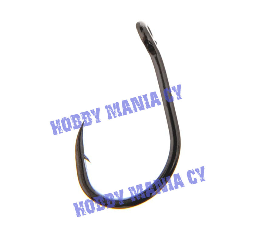 Carp Pro Black Nickel Wide Gape In-turned Eye hooks