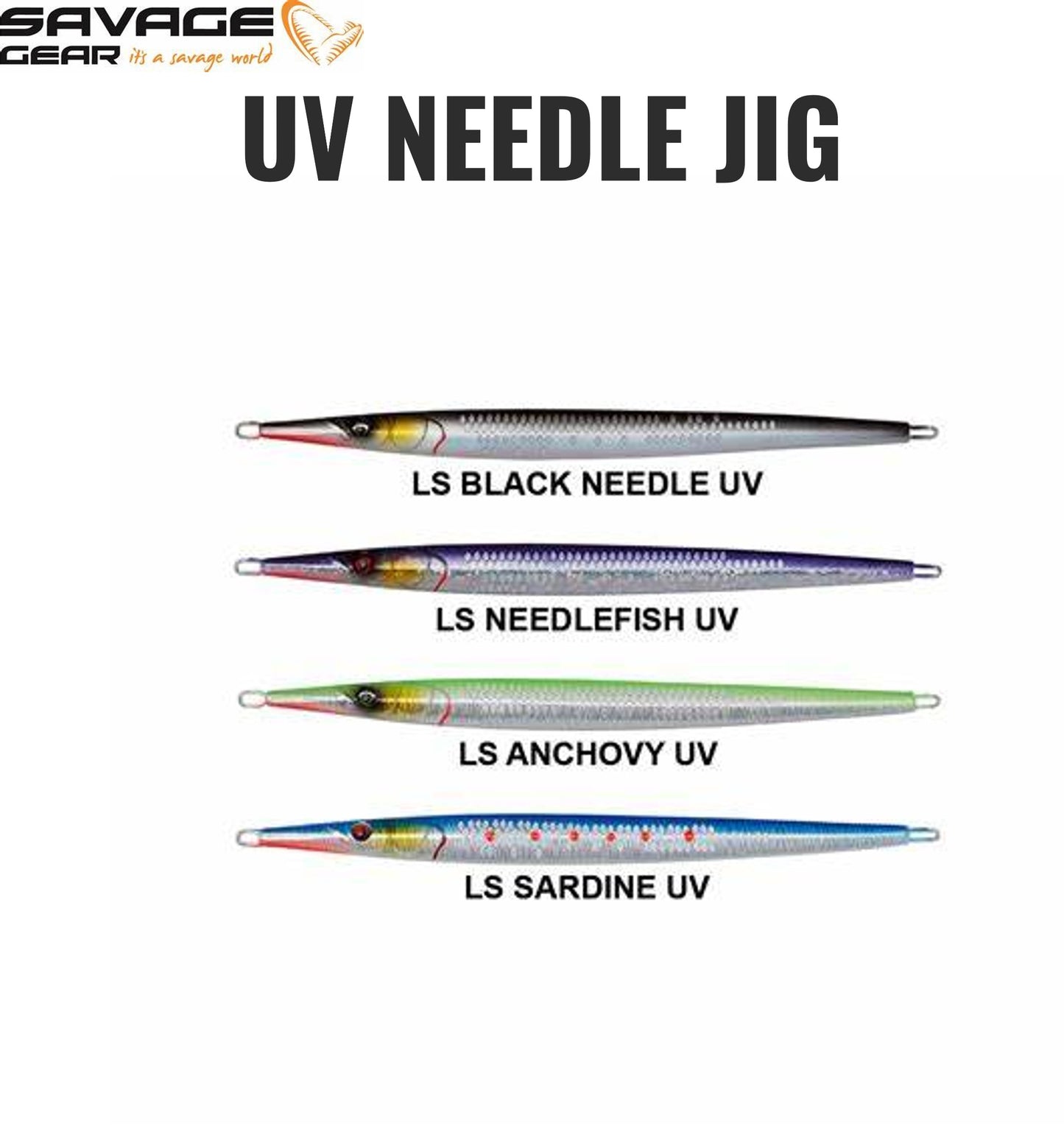 Savage Gear UV Needle Jig 80gr