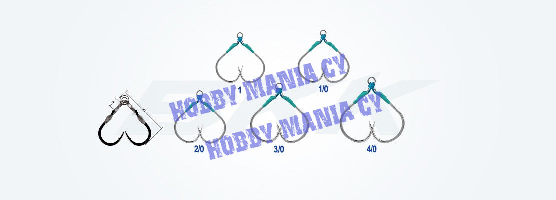 BKK SF Gaff-R SF8065 Short Assist Hooks