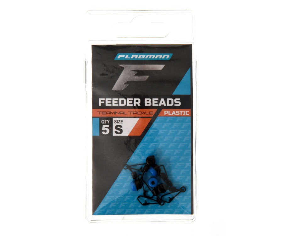 Flagman Feeder Plastic Beads S sliding swivels