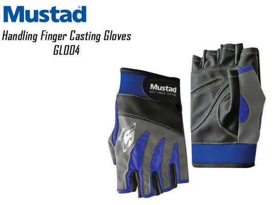 Mustad Half Finger Casting Gloves