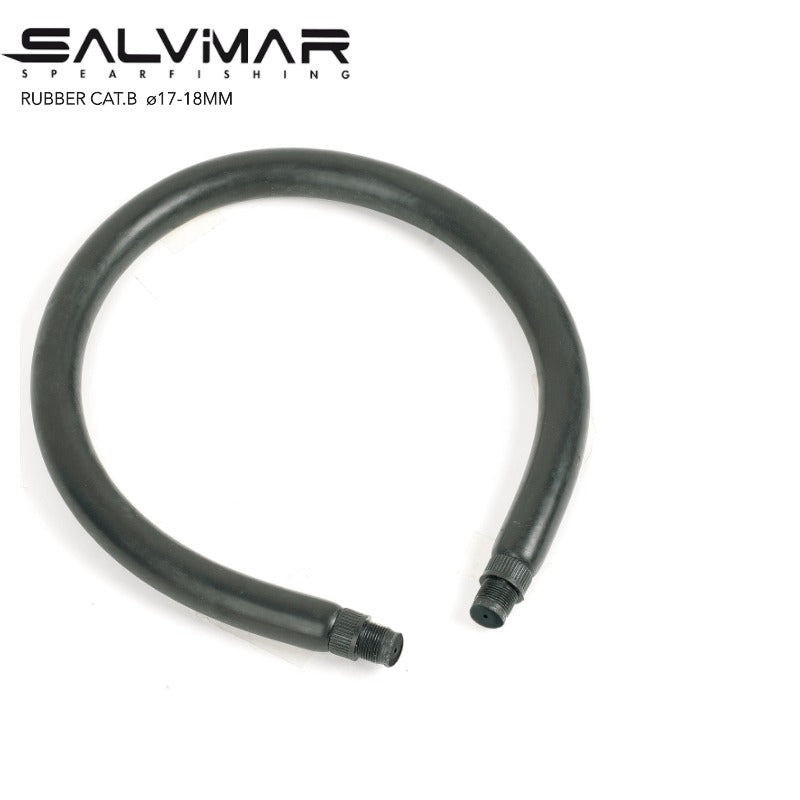 Salvimar Rubber S400 Circular Black with screws 17.5mm / 55cm