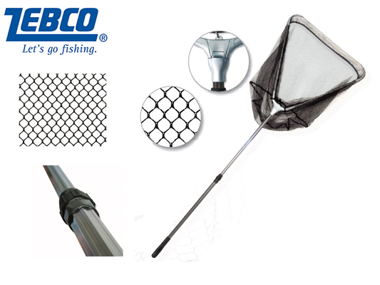 Zebco Wide Mesh Telescopic Landing Net 2mt (8mm mesh)