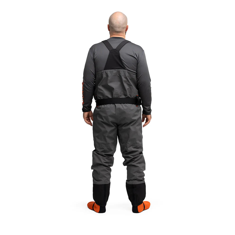 Grundens Men's Vector Zip Stockingfoot Wader Anchor