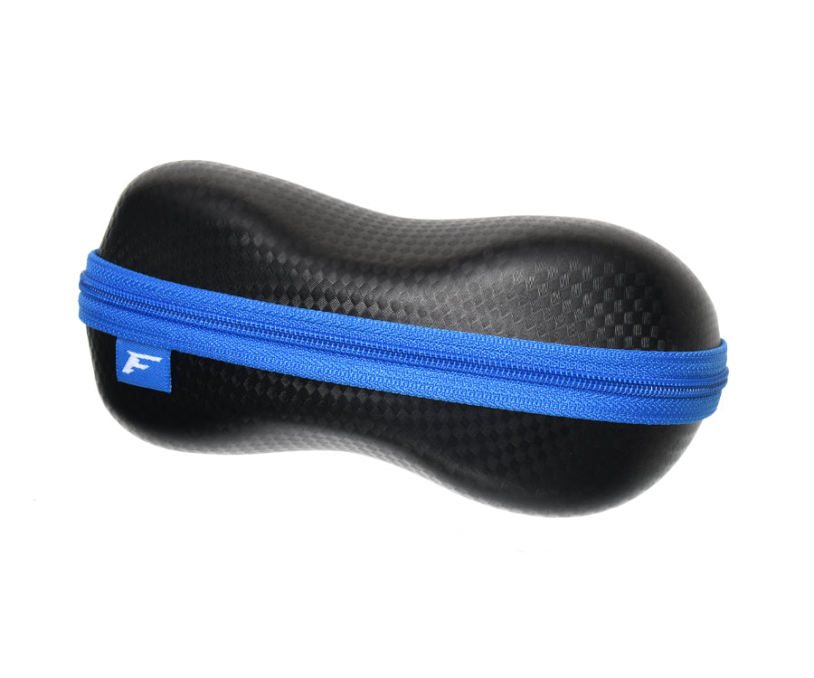 FLAGMAN ARMADALE Floating Glasses matt black+blue rubber frame and yellow lens