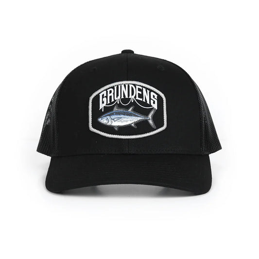 Grundens Bluefin Tuna Trucker Hat Solid Black One Size