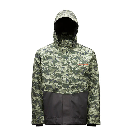 Grundens Downrigger Gore-Tex Jacket Refraction Camo Green/Anchor