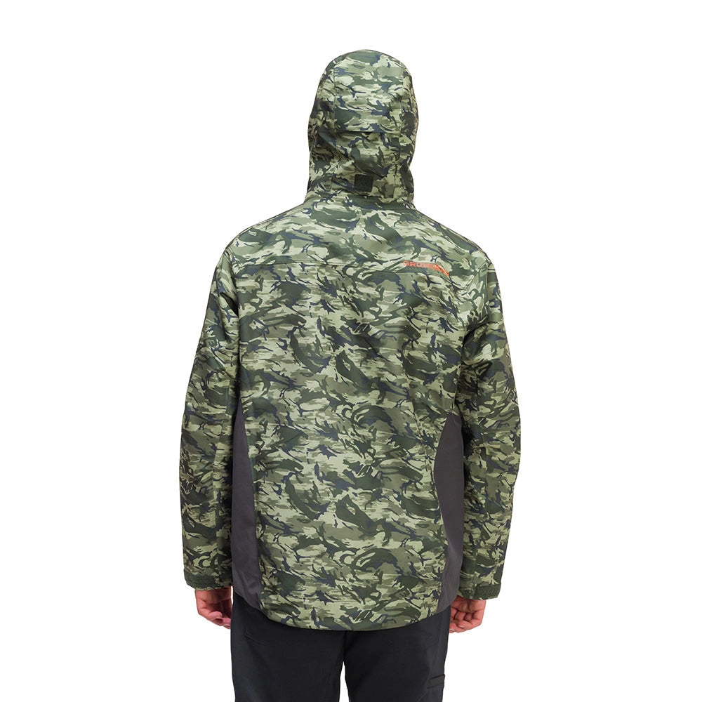 Grundens Downrigger Gore-Tex Jacket Refraction Camo Green/Anchor