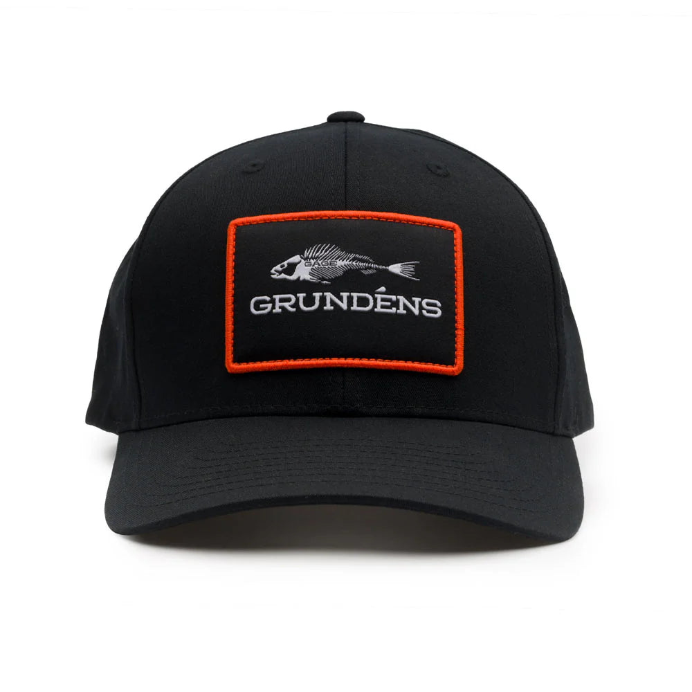 Grundens Fish Bones Trucker 312 One Size Black/Charcoal