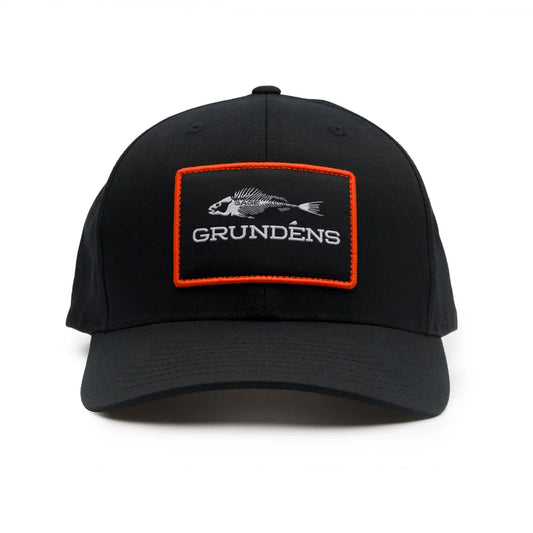 Grundens Fish Bones Trucker 312 One Size Black/Charcoal