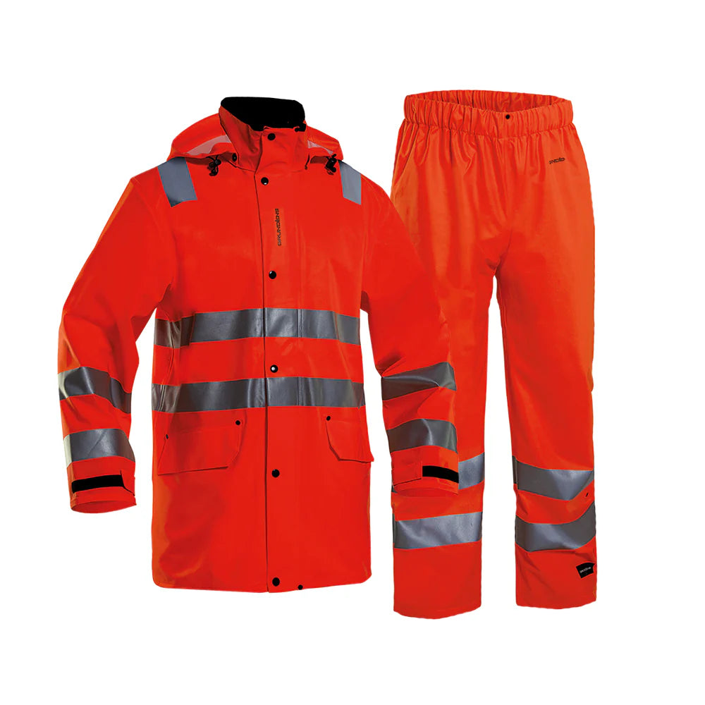 Grundens Pegasus Set Waterproof Hi-Vis Work Wear Hi-Vis Orange