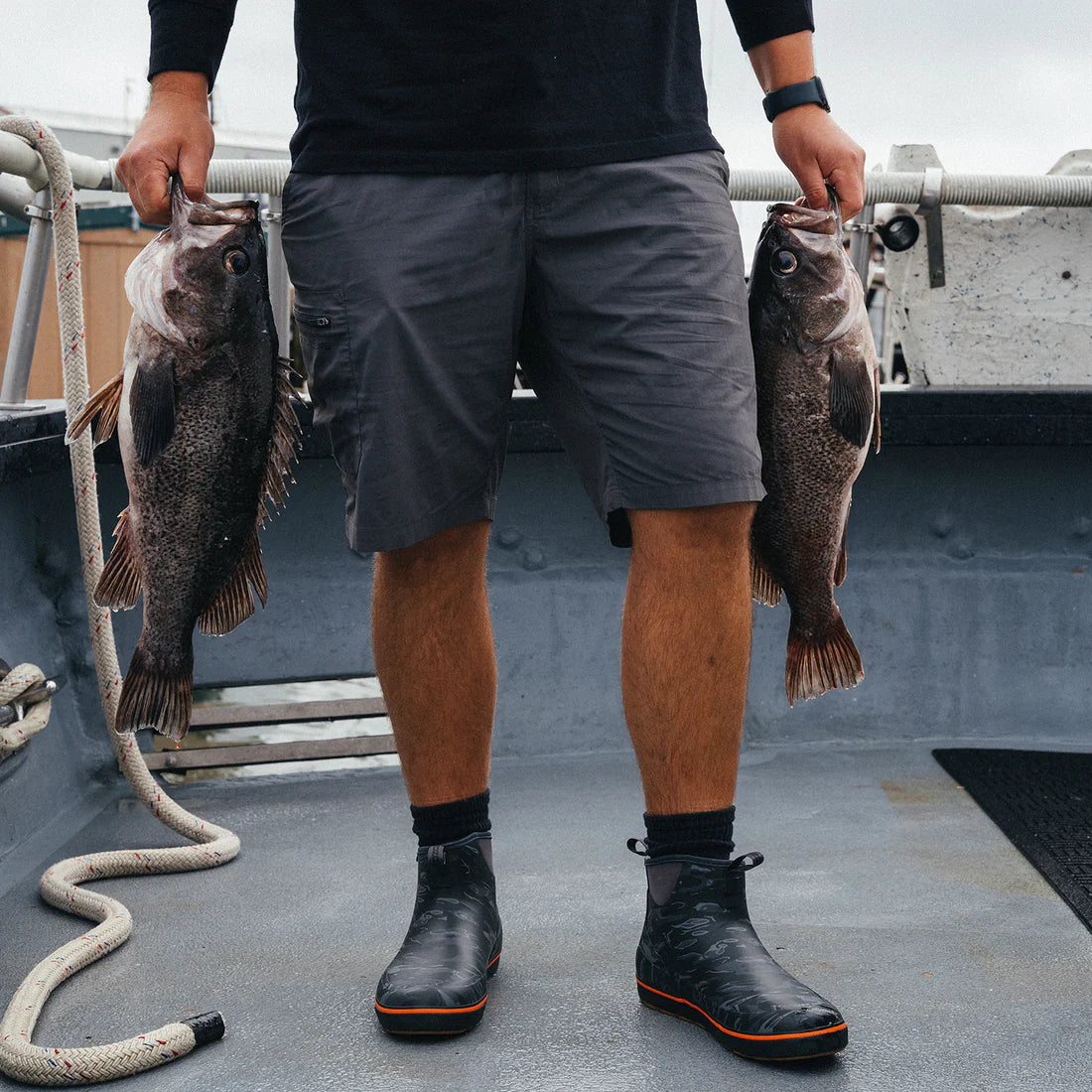 Grundens Deck-Boss Ankle Boot  Blackbeard Camo