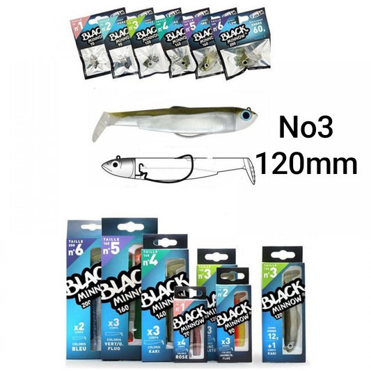 Fiiish Black Minnow No3 120mm