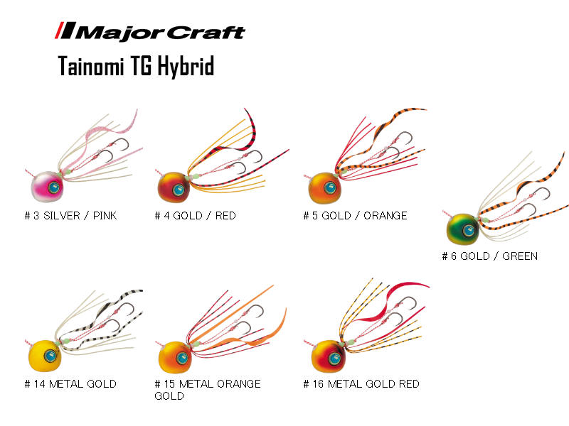 Major Craft Tainomi Tungsten Hybrid 80gr