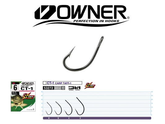 Owner CT-1 Flyliner Hooks
