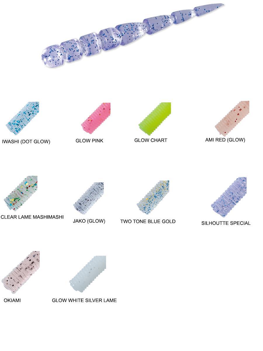 MajorCraft Aji-Do Worm Hachikku 2''