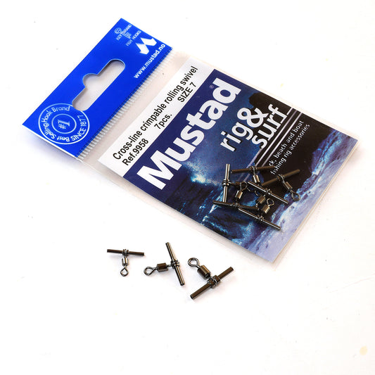 Mustad 9958 Cross-line crimpable rolling swivels