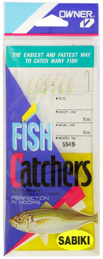 Owner White Hage Fish Skin Sabiki 5549