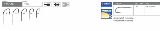 Mustad Coarse / Match 270C-NI