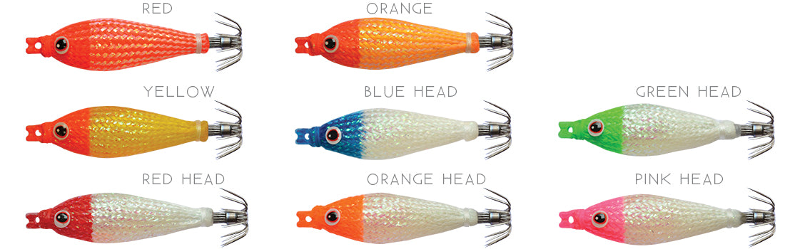 DTD Mini Soft Squid Jigs Extra Soft Body (40mm)