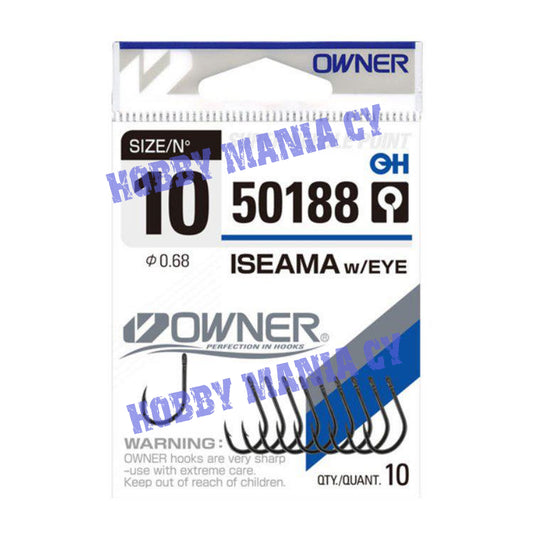 Owner 50188 Iseama Black Hooks