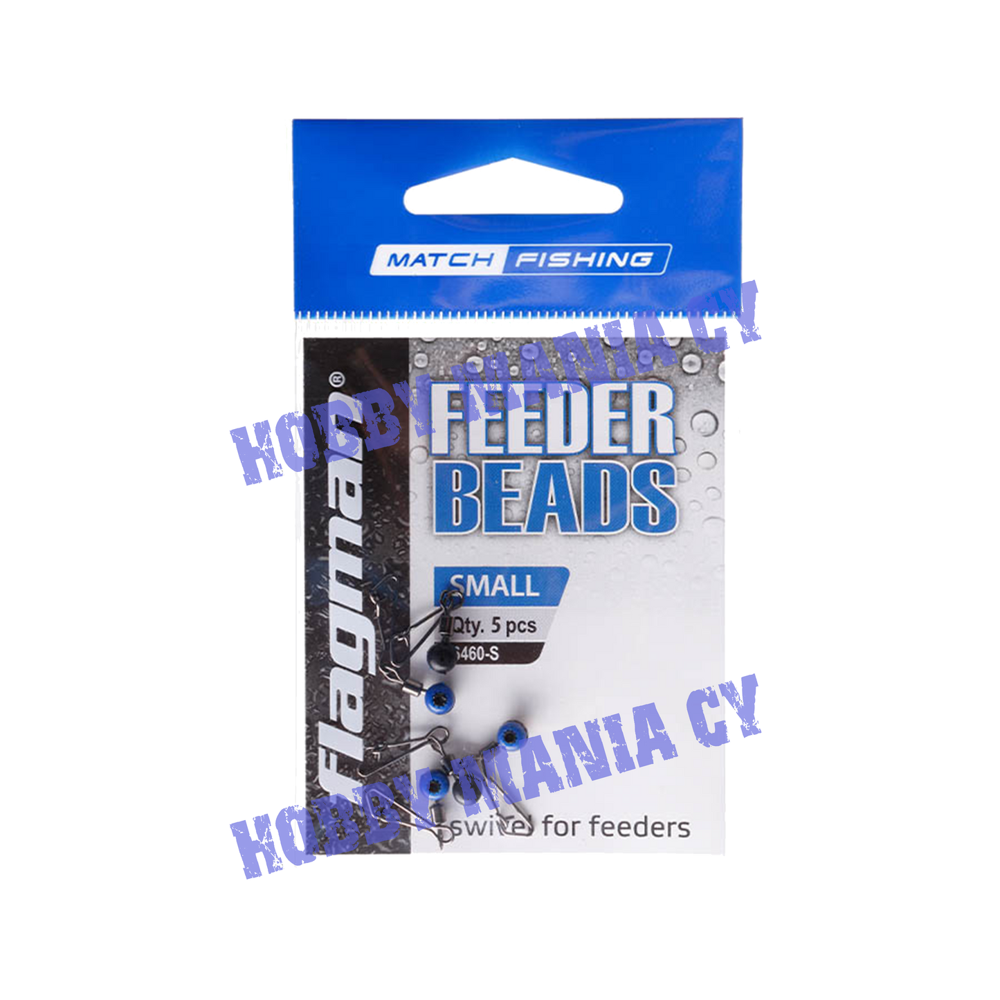 Flagman feeder sliding beads