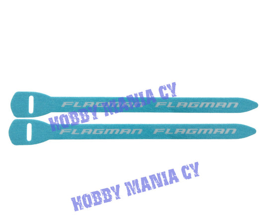 Flagman Rod Bands cyan (2pcs)