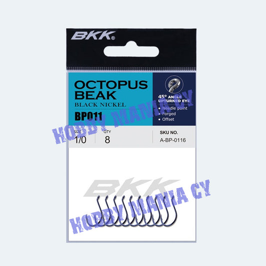 BKK Octopus Beak Black Nickel Hooks