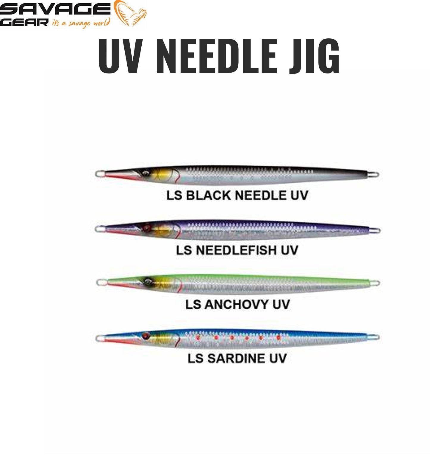 Savage Gear UV Needle Jig 80gr