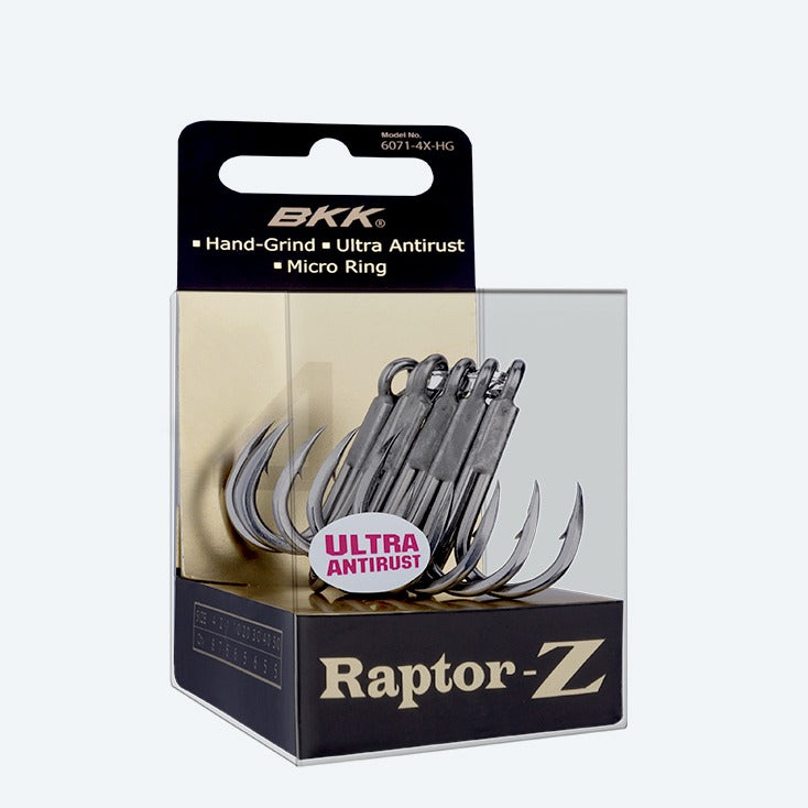 BKK Raptor Z treble hooks