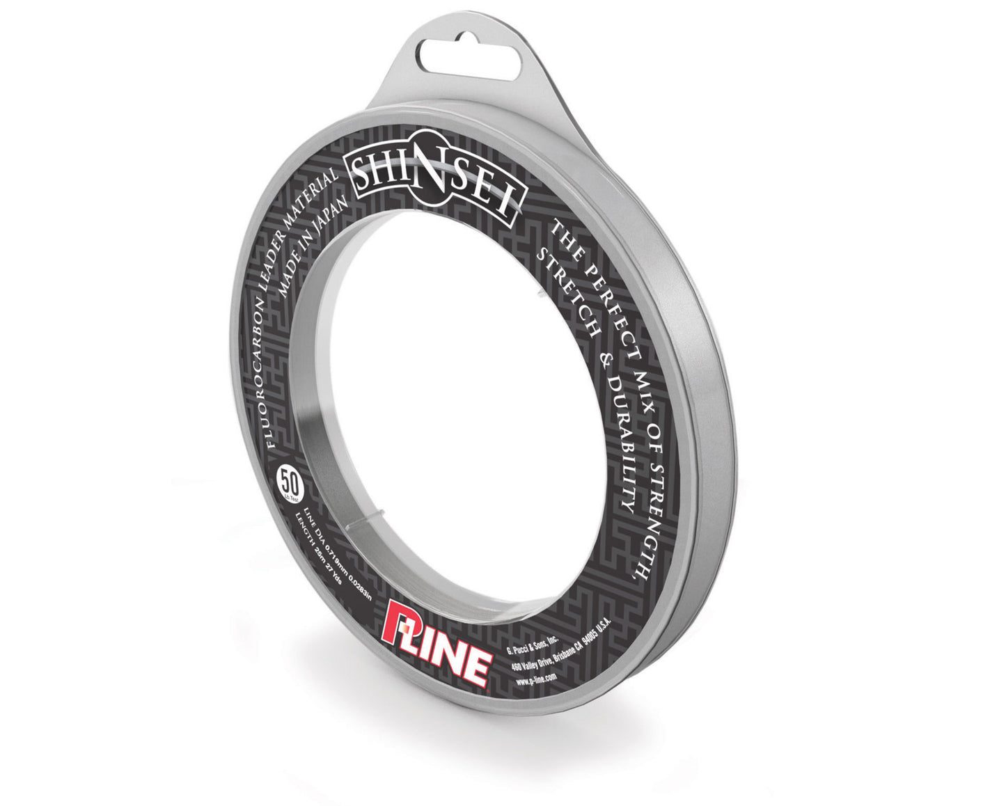 P-Line Shinsei Fluorocarbon Leader 25mt