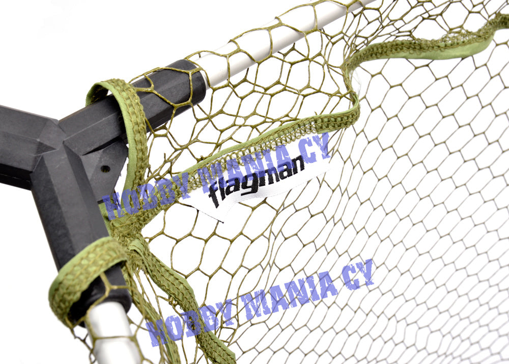 Flagman Telescopic Net with Rubber Mesh 65x60cm , 2.50mt