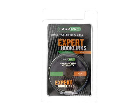 Carp Pro Sinking hooklink Weedy Green 10mt