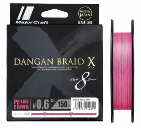 Major Craft Dangan braid X x8 150mt eging