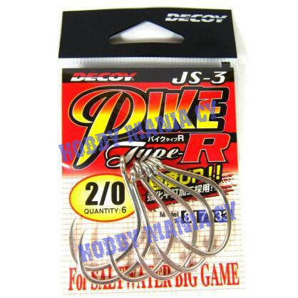 Decoy JS-3 Pike Type-R Hooks